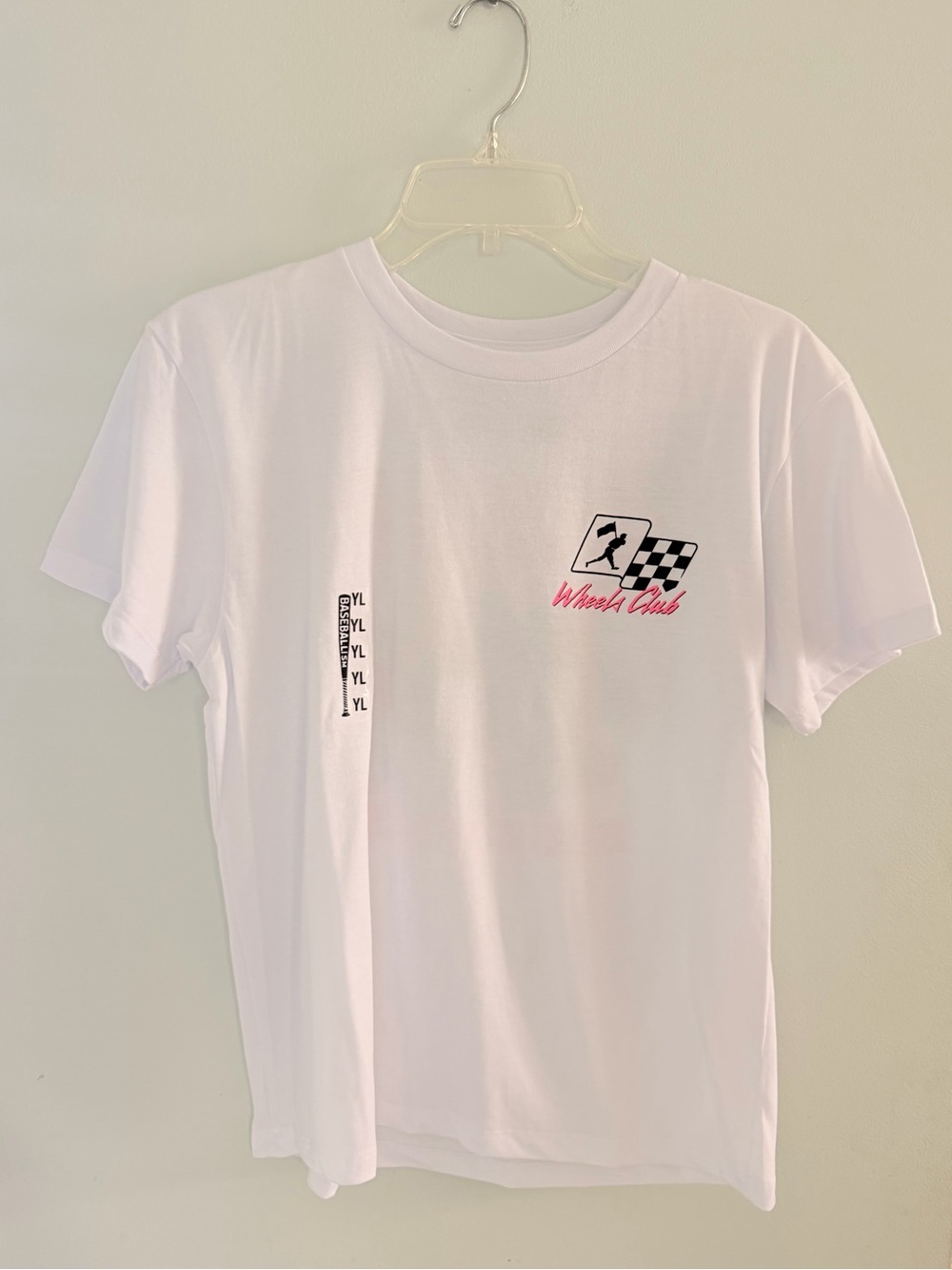Baseballism Speed Kills Pima Cotton T-Shirt - White - YL